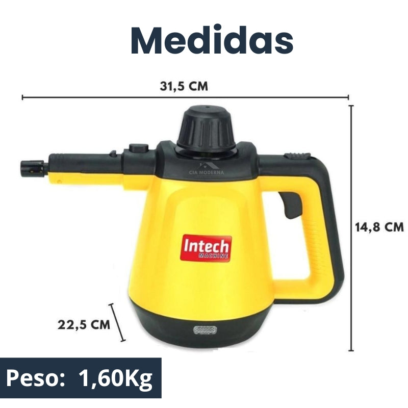 Limpador à Vapor + 9 acessórios + Frete Grátis